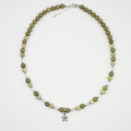 Imperial & Australian Jasper with Clear Quartz Necklace
