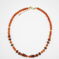 Carnelian & Red Bend Jasper Necklace