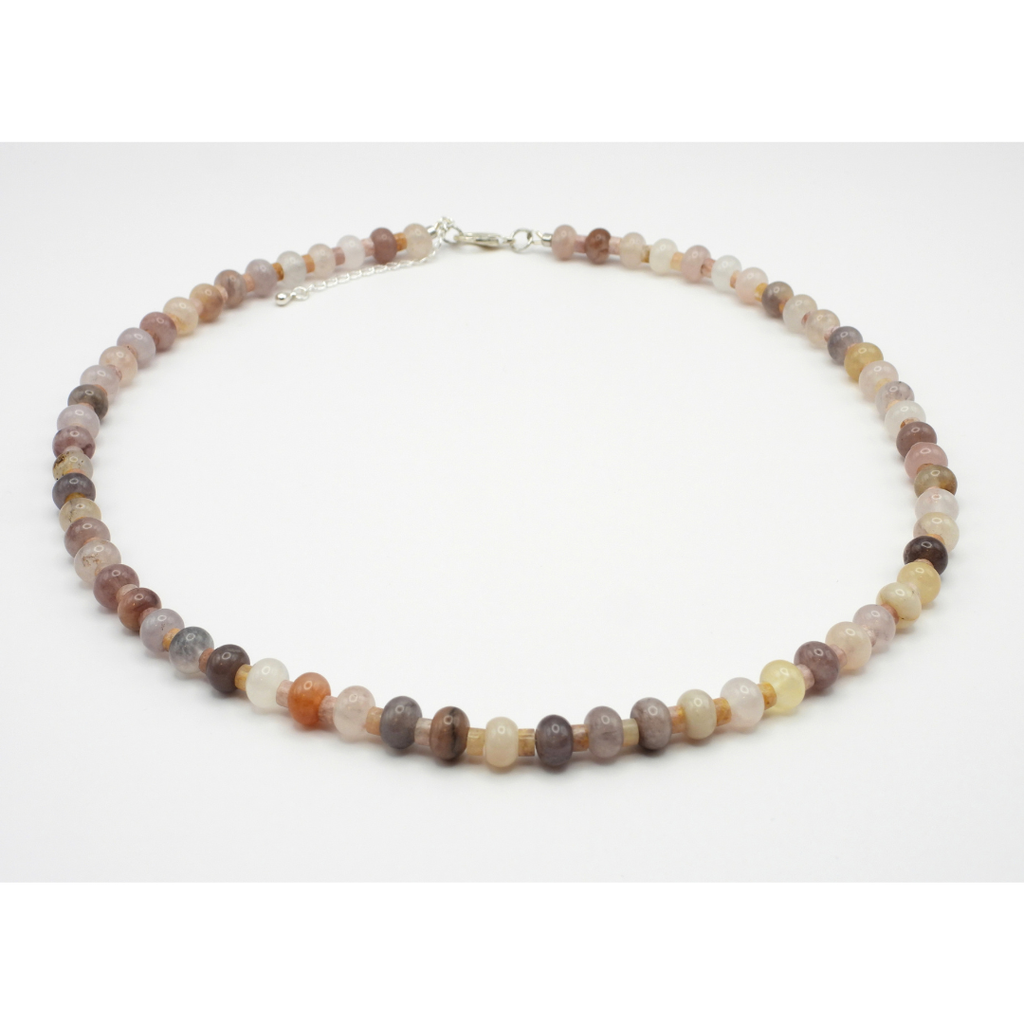 Purple Aventurine & Pink Agate Necklace
