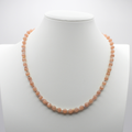 Peach Blush | Moonstone & Pink Agate Necklace