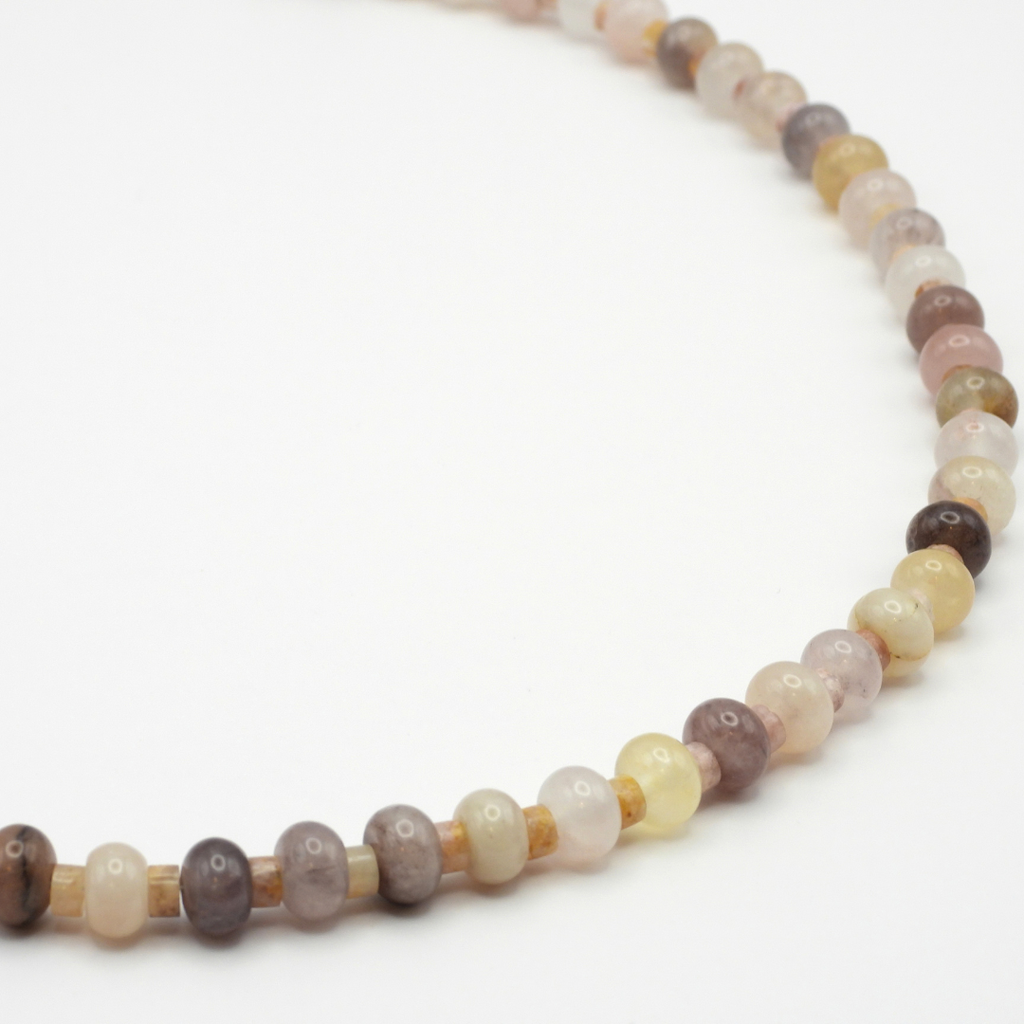 Purple Aventurine & Pink Agate Necklace