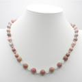 Rose Blush | Pink Zebra Agate & Rhodonite Necklace