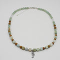Green Aventurine & Amazonite Seahorse Necklace
