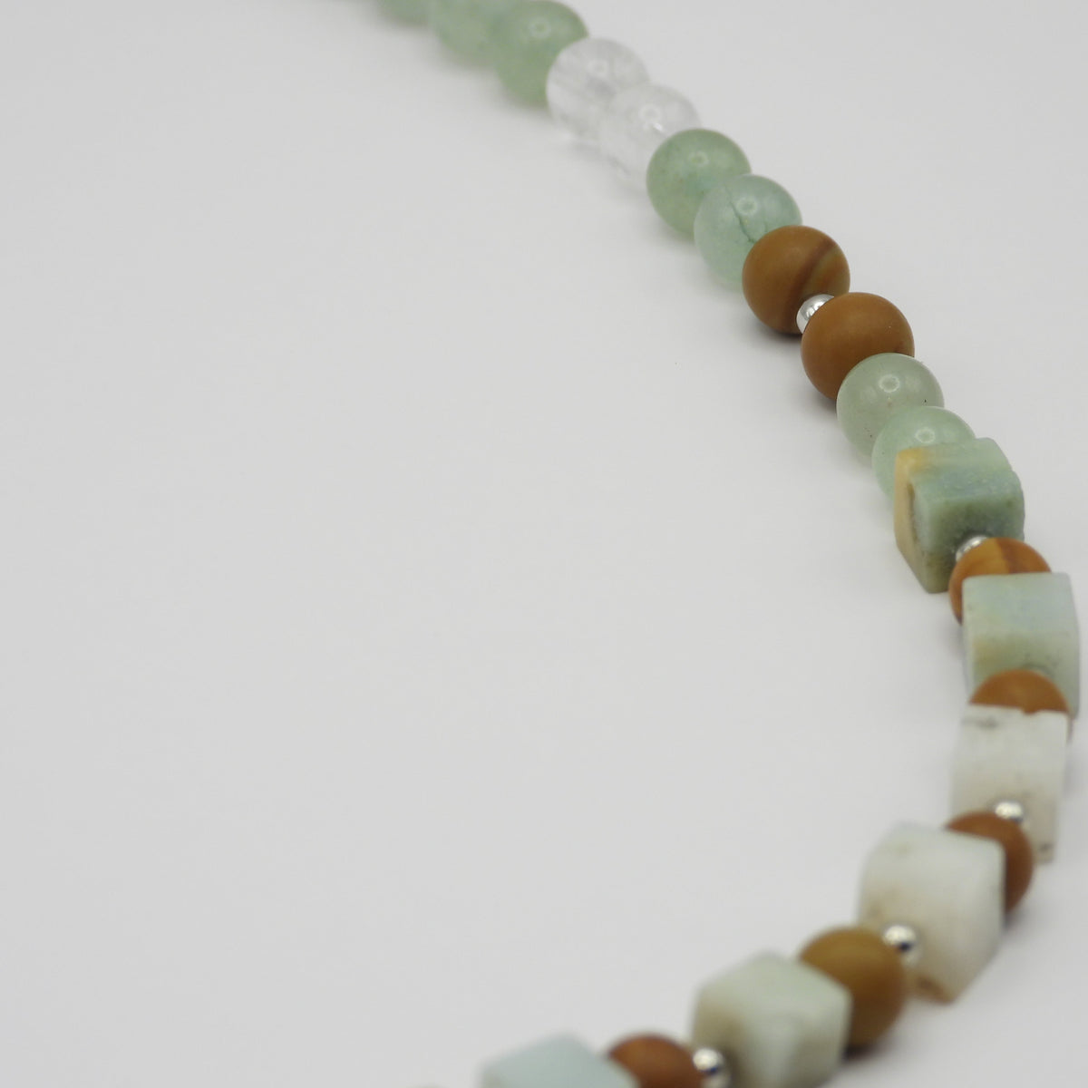 Green Aventurine & Amazonite Seahorse Necklace